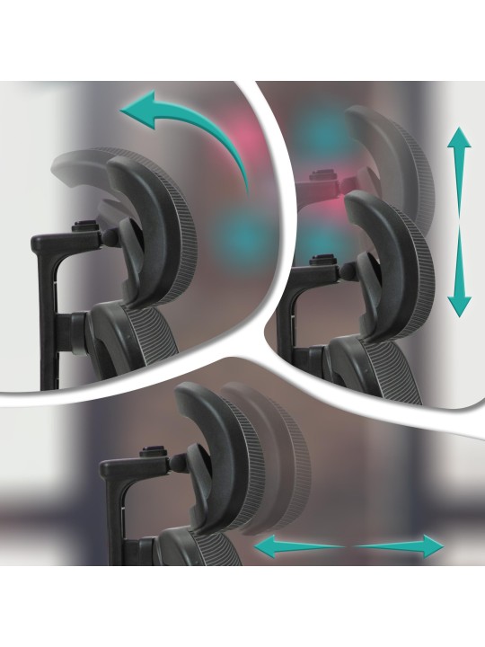 Kontorstol Bryden, sort