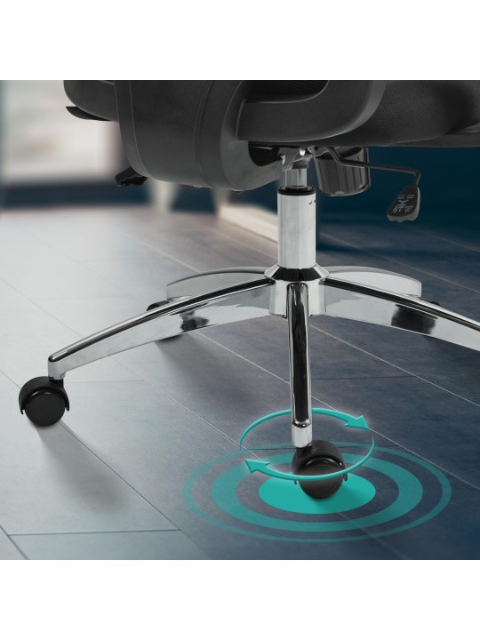 Kontorstol Bryden, sort