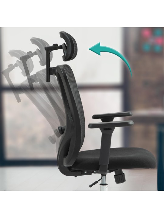 Kontorstol Bryden, sort