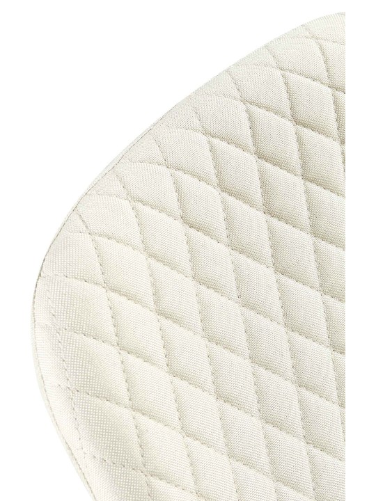 Sæt med 4 stole Giverny stof, creme