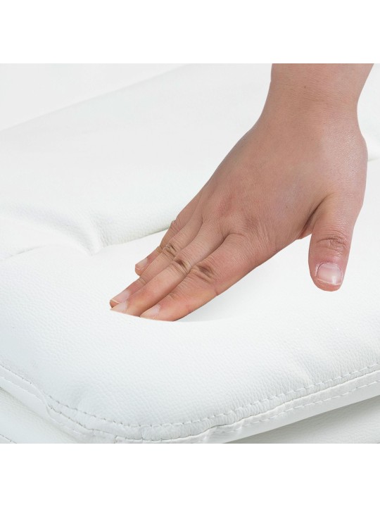 Sæt med 2 barstole Damar imiteret læder, hvid