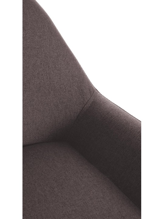 Sæt med 2 barstole Braga Guldstof, brun