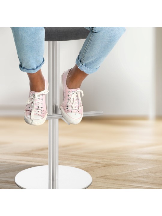 Barstol Cadiz stof rustfrit stål, mørkegrå Barstol Cadiz stof rustfrit stål, mørkegrå