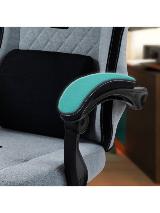 Kontorstol Miltona stof, grå/sort