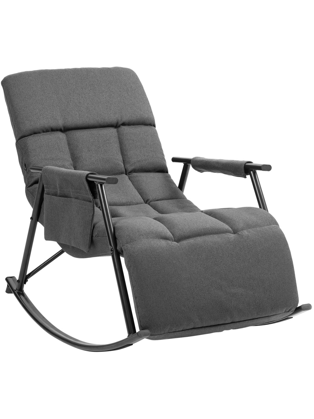 Gyngestol Cathy stof, mørkegrå