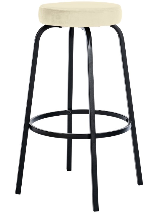 Barstol Kamari fløjl, creme