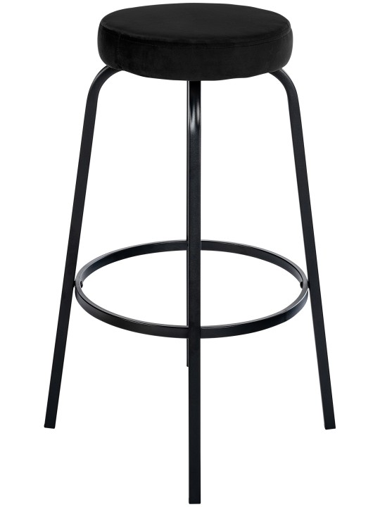 Barstol Kamari fløjl, sort Barstol Kamari fløjl, sort