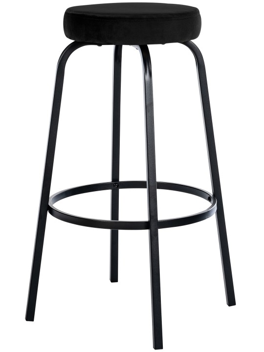 Barstol Kamari fløjl, sort Barstol Kamari fløjl, sort