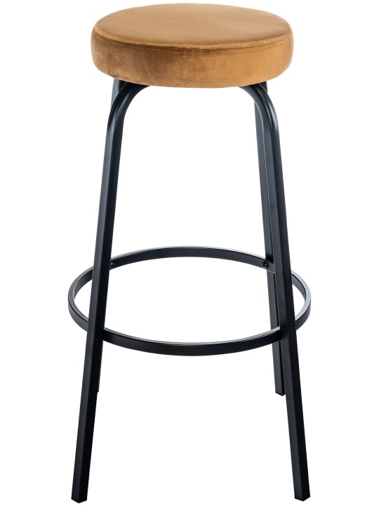 Barstol Kamari fløjl, kaffe