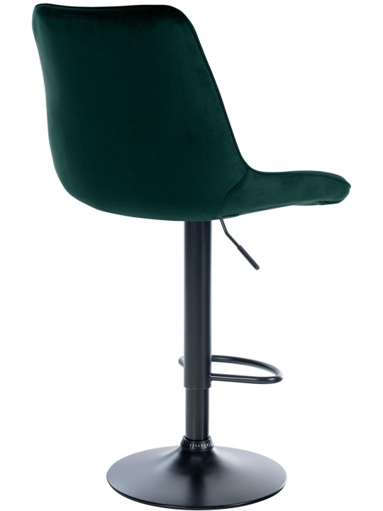 Sæt med 2 barstole Toni velvet, grøn Sæt med 2 barstole Toni velvet, grøn