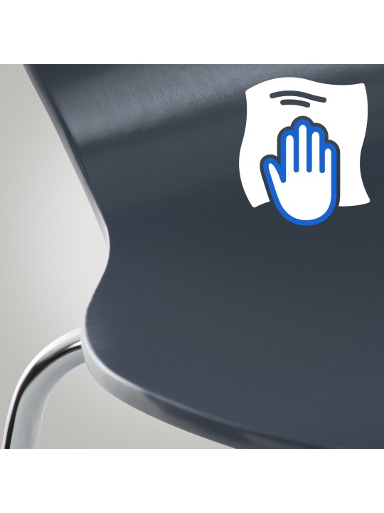 Sæt med 4 Calisto besøgsstole, grå Sæt med 4 Calisto besøgsstole, grå