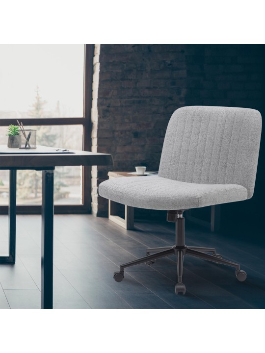 Kontorstol Kingman stof, lysegrå Kontorstol Kingman stof, lysegrå