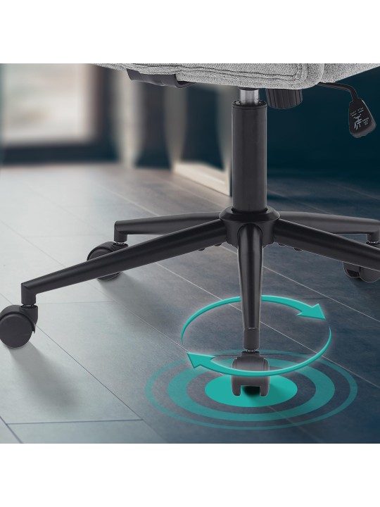 Kontorstol Kingman stof, lysegrå Kontorstol Kingman stof, lysegrå