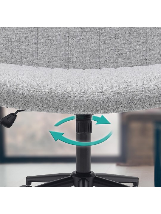 Kontorstol Kingman stof, lysegrå Kontorstol Kingman stof, lysegrå