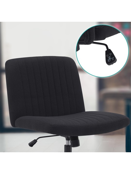 Kontorstol Kingman stof, sort Kontorstol Kingman stof, sort