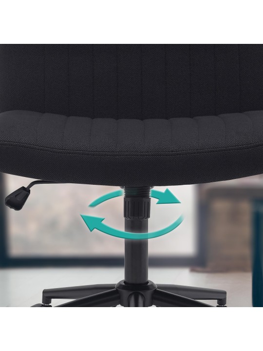 Kontorstol Kingman stof, sort Kontorstol Kingman stof, sort