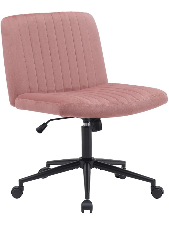 Kontorstol Kingman velvet, pink
