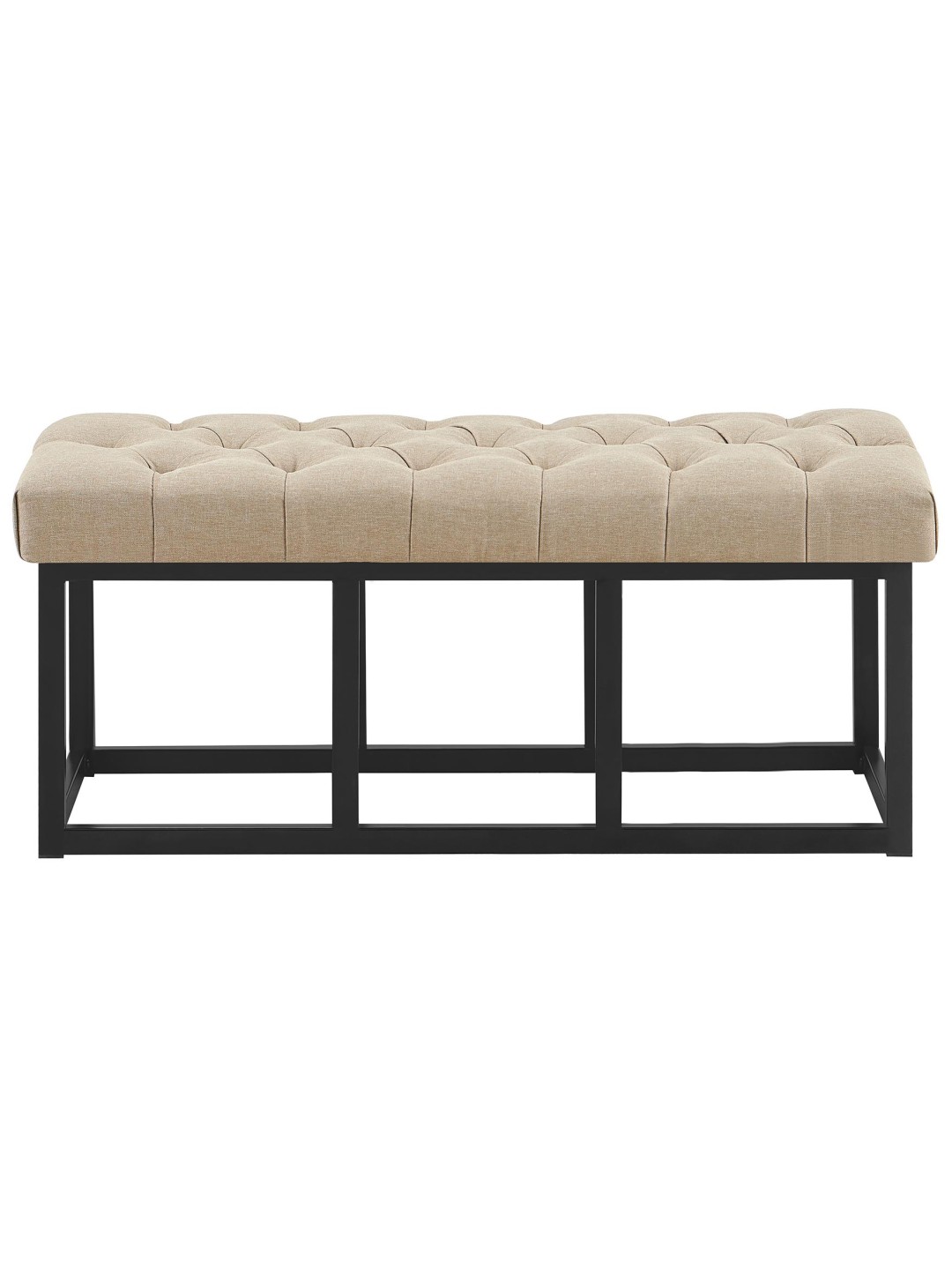 Bænk Amun stof B100, taupe