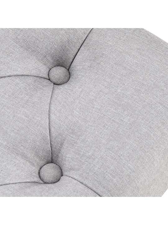 Bænk Amun stof B100, grå