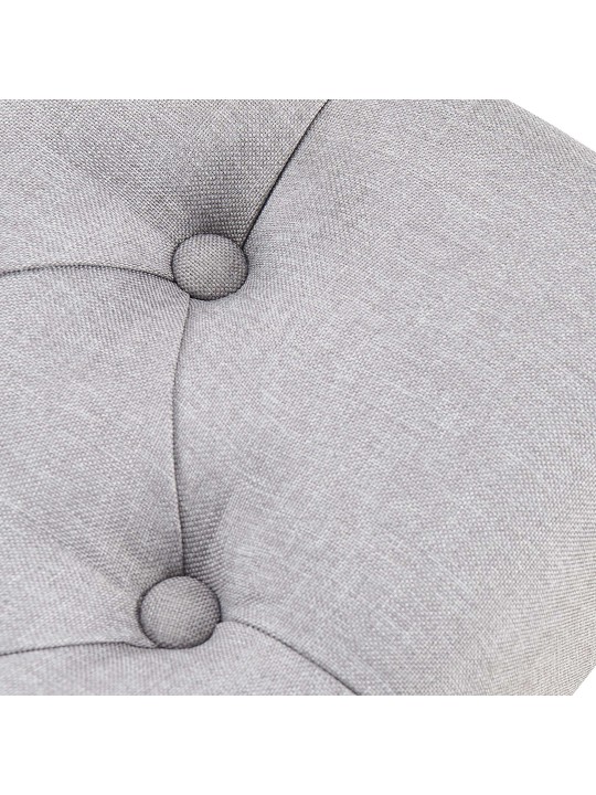 Bænk Amun stof B120, grå