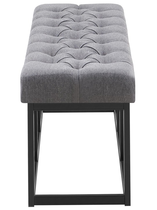 Bænk Amun stof B120, mørkegrå