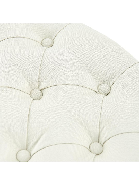 Bænk Amun stof B120, creme