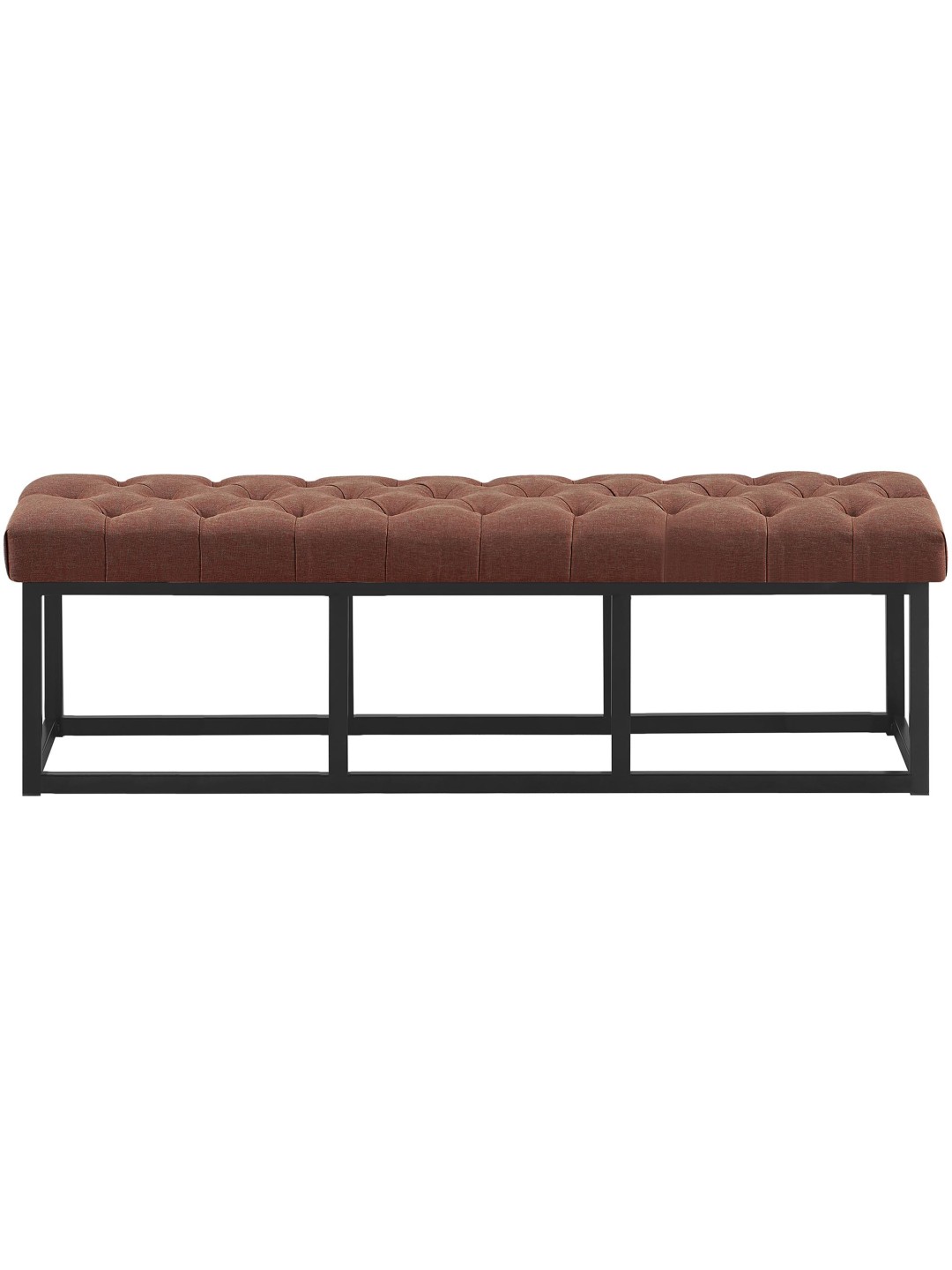 Bænk Amun stof B150, brun