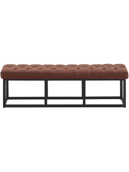 Bænk Amun stof B150, brun