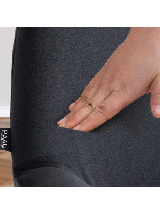 Barstol Braga fløjlskrom, sort