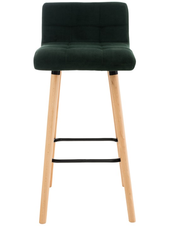 Barstol Lincoln fløjl, grøn