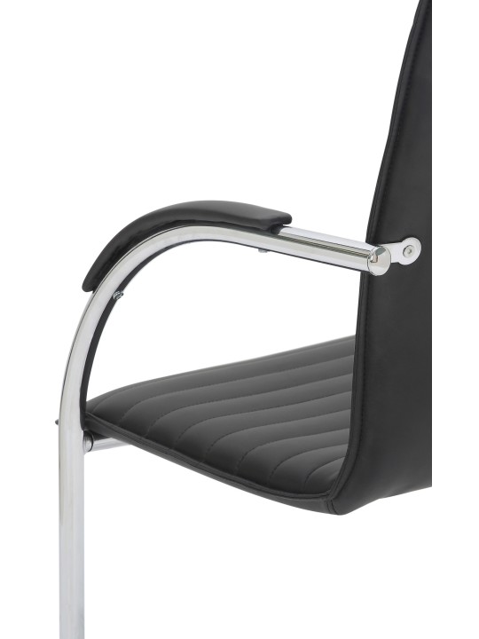 Besøgsstol Tira kunstlæder, sort Besøgsstol Tira kunstlæder, sort