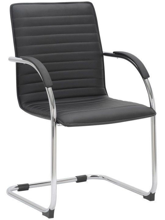 Besøgsstol Tira kunstlæder, sort Besøgsstol Tira kunstlæder, sort
