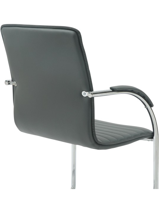 Besøgsstol Tira kunstlæder, grå Besøgsstol Tira kunstlæder, grå