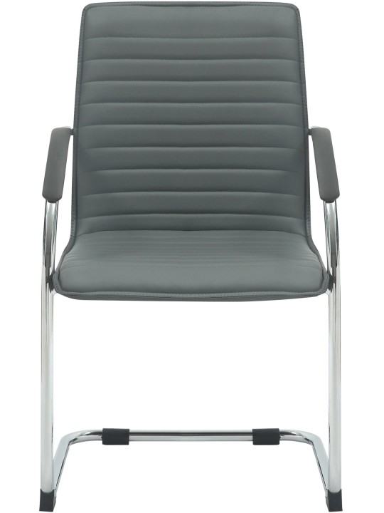 Besøgsstol Tira kunstlæder, grå Besøgsstol Tira kunstlæder, grå