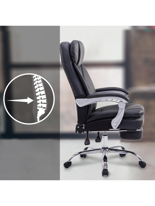 XL Troy kontorstol, sort