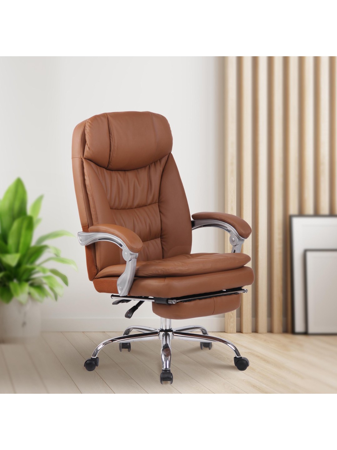 XL Troy kontorstol, lysebrun