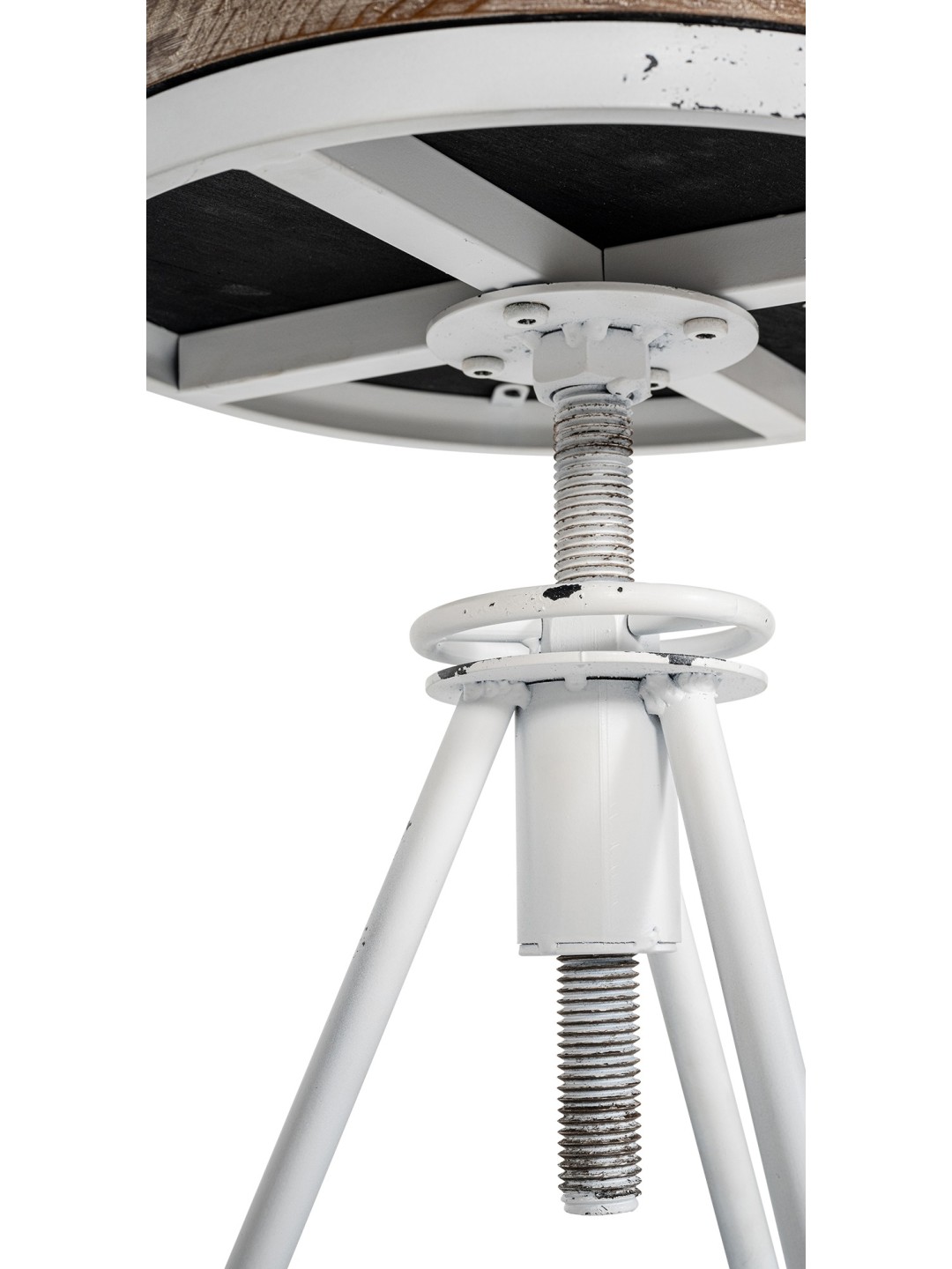 Barstol Karla, antik hvid