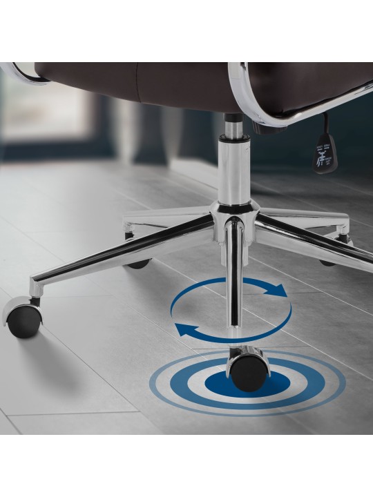 Kontorstol Oakland imiteret læder, brun Kontorstol Oakland imiteret læder, brun