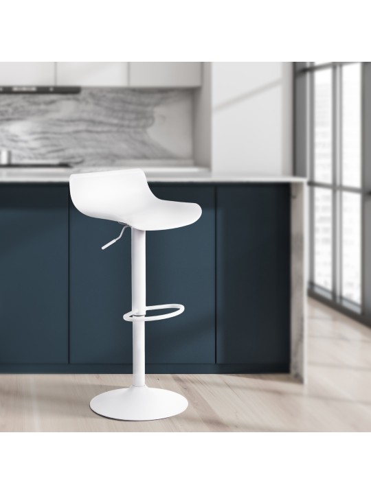 Barstol Aveiro, hvid