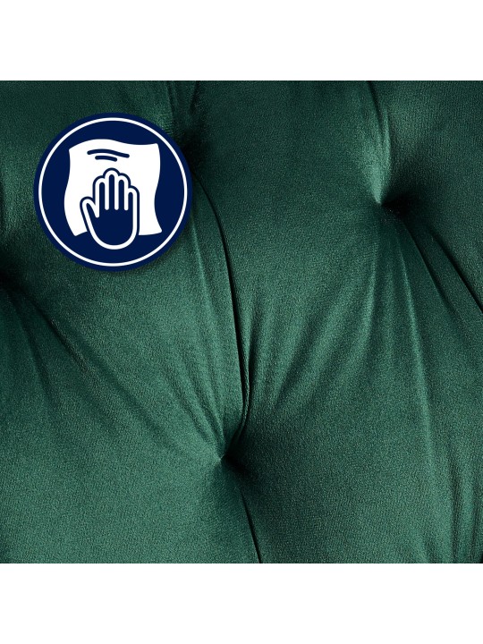 Sæt med 2 spisestuestole Cassis, grøn