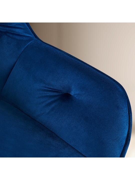 Sæt med 2 spisestuestole Cassis, blå