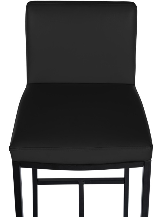 Barstol Freeport imiteret læder B, sort