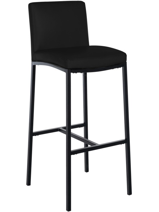 Barstol Freeport imiteret læder B, sort
