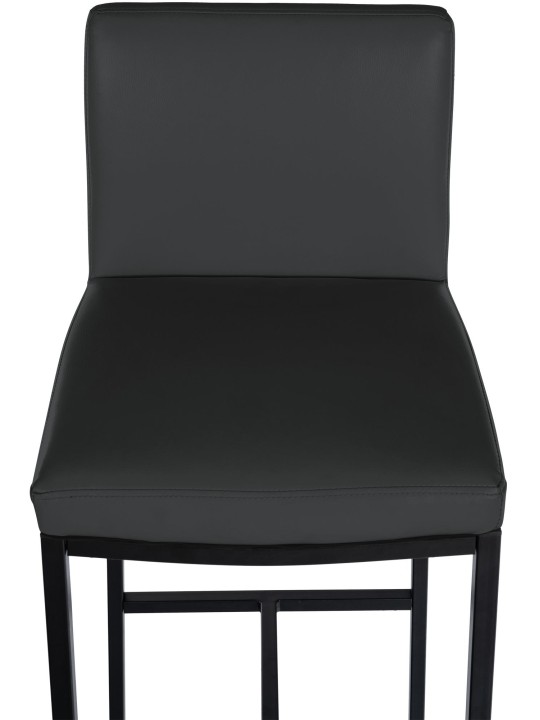 Barstol Freeport imiteret læder B, mørkegrå Barstol Freeport imiteret læder B, mørkegrå