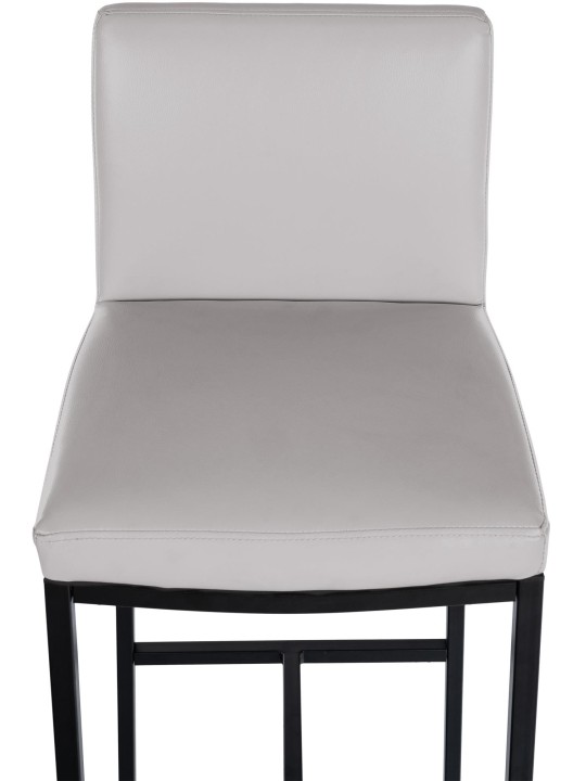 Barstol Freeport imiteret læder B, hvid