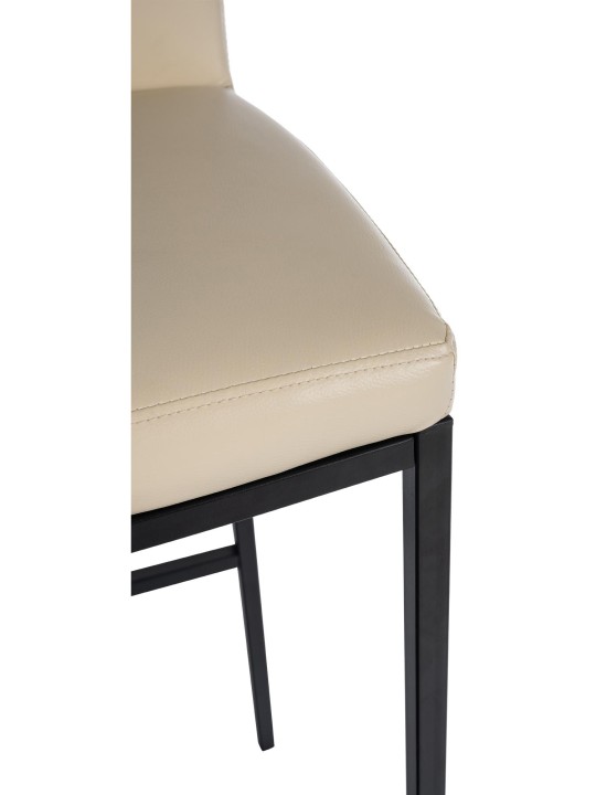 Barstol Freeport imiteret læder B, creme Barstol Freeport imiteret læder B, creme