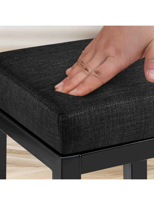 Barstol Taylor B80 stof, mørkegrå