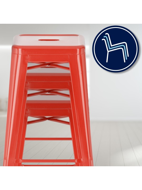 Barstol Joshua, rød Barstol Joshua, rød