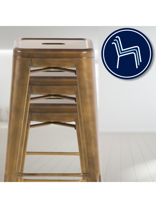 Barstol Joshua, guld Barstol Joshua, guld