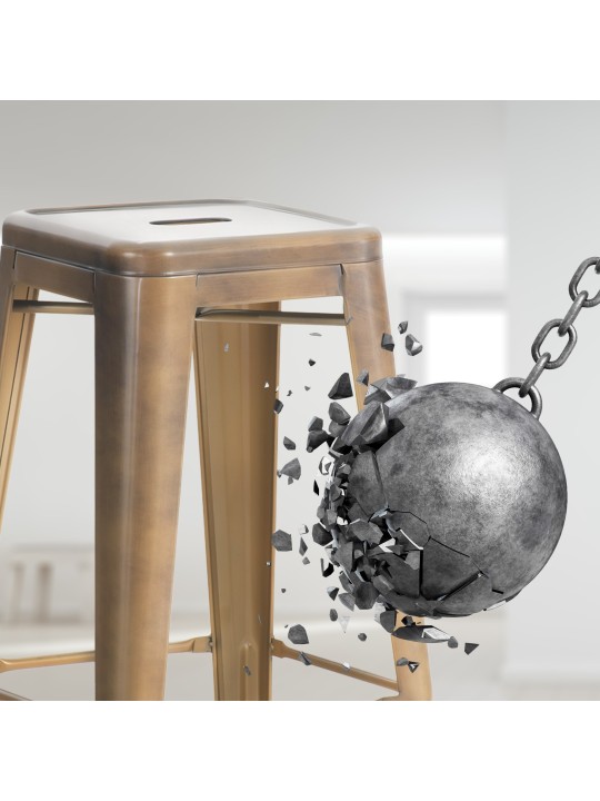 Barstol Joshua, guld Barstol Joshua, guld